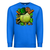 True Royal st.patrick's day softball Premium Sweatshirt - FaDigitalArtStudio