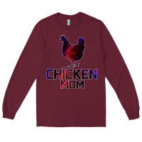 Burgundy Chicken Mom Long Sleeve Tee - Bettercallsaul
