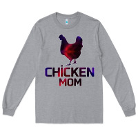 Heather Grey Chicken Mom Long Sleeve Tee - Bettercallsaul