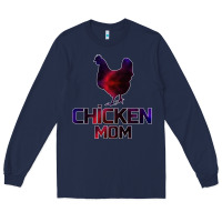Navy Chicken Mom Long Sleeve Tee - Bettercallsaul