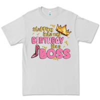 Dove Grey birthday boss Premium Tee - MaliasSmallBusiness