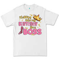 White birthday boss Premium Tee - MaliasSmallBusiness