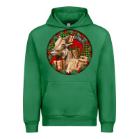 Emerald Spanish Goat Christmas Urban Hoodie - LillyAllenDesigns