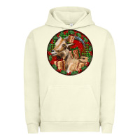 Pigment Pistachio Spanish Goat Christmas Urban Hoodie - LillyAllenDesigns