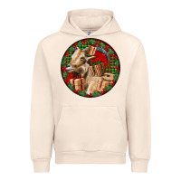 Sandshell Spanish Goat Christmas Urban Hoodie - LillyAllenDesigns