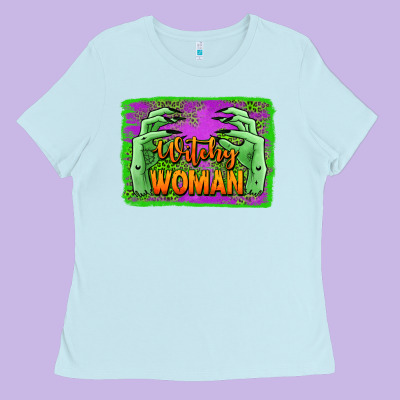 Witchy Woman Hands Ladies Tee Designed By Jasminsmagicworld