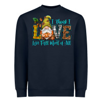 Navy I think i love Fall most of all Heavyweight Sweatshirt - NancyCooperArtShop