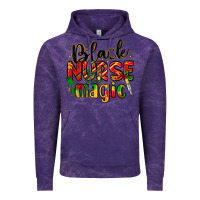 Cloud Purple black nurse magic Vintage Hoodie - LillyAllenDesigns