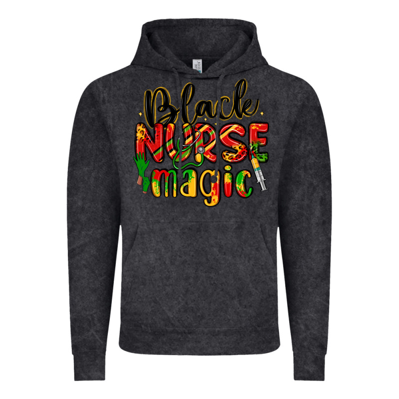Black Nurse Magic Vintage Hoodie by LillyAllenDesigns | Teevron