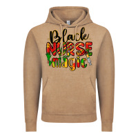 Vintage Coffee black nurse magic Vintage Hoodie - LillyAllenDesigns