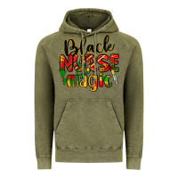 Vintage Olive black nurse magic Vintage Hoodie - LillyAllenDesigns