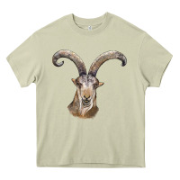 Mossy spanish goat face Heavy Core Tee - LillyAllenDesigns