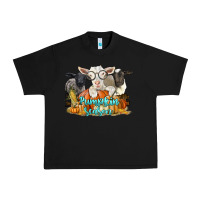 Black pumpkin season with baby sheeps and goat Urban Heavy Tee - LillyAllenDesigns