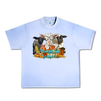 Grape Ice pumpkin season with baby sheeps and goat Urban Heavy Tee - LillyAllenDesigns