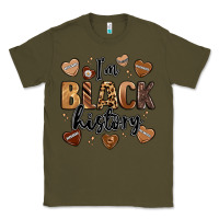 Army Green i'm black history Classic Tee - LillyAllenDesigns