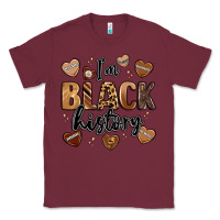 Burgundy i'm black history Classic Tee - LillyAllenDesigns