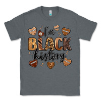 Charcoal Heather i'm black history Classic Tee - LillyAllenDesigns
