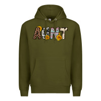 Army Green aunt Premium Hoodie - OliviaCreatesArt