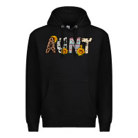 Black aunt Premium Hoodie - OliviaCreatesArt
