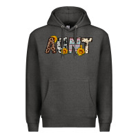 Charcoal Heather aunt Premium Hoodie - OliviaCreatesArt
