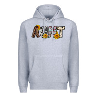 Heather Grey aunt Premium Hoodie - OliviaCreatesArt