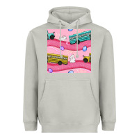Moon Dust Easter School Bus Seamless Pattern Heavyweight Hoodie - BundleAndBundleShop