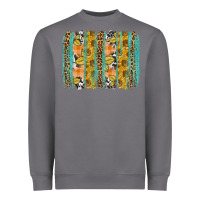 Storm Fall sunflower brushstrokes Heavyweight Sweatshirt - NancyCooperArtShop