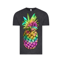 Vintage Black tie dye pineapple Vintage Tee - JahusDesignShop