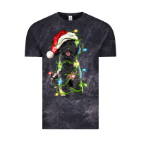 Cloud Black christmas black poodles dog Vintage Tee - LillyAllenDesigns