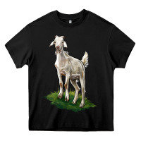 Black Kiko Goat Heavy Core Tee - LillyAllenDesigns