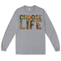 Heather Grey Choose life Long Sleeve Tee - Bettercallsaul
