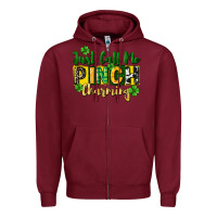 Burgundy Just call me pinch charming Zipper Hoodie - CowGirlArtShop