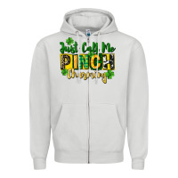 Dove Grey Just call me pinch charming Zipper Hoodie - CowGirlArtShop