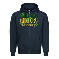 Navy Just call me pinch charming Zipper Hoodie - CowGirlArtShop