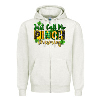 Oatmeal Heather Just call me pinch charming Zipper Hoodie - CowGirlArtShop
