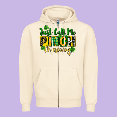 Just Call Me Pinch Charming Zipper Hoodie Designed By Cowgirlartshop
