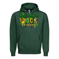 Sports Green Just call me pinch charming Zipper Hoodie - CowGirlArtShop