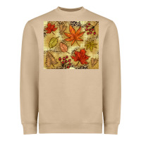 Mushroom Fall leaves Heavyweight Sweatshirt - NancyCooperArtShop