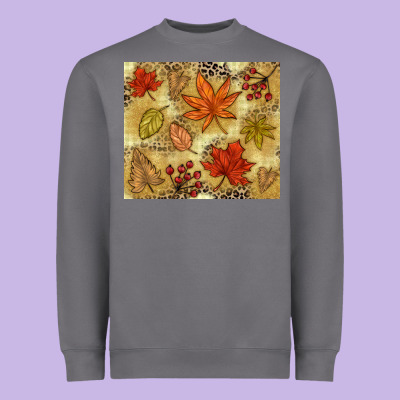 Fall Leaves Heavyweight Sweatshirt Designed By Nancycooperartshop