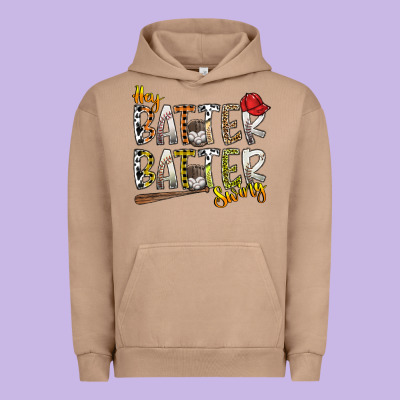 Hey Batter Batter Swing Urban Hoodie Designed By Sublimationcraftshop