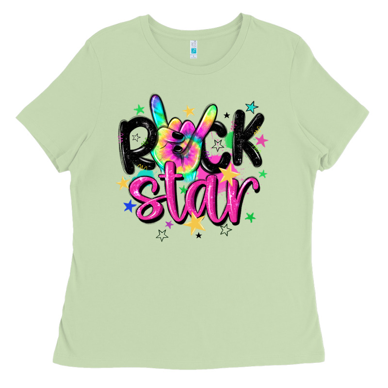Rock Star Ladies Tee by MaliasSmallBusiness | Teevron