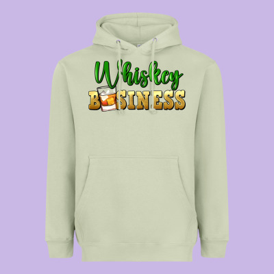 Whiskey Business Heavyweight Hoodie Designed By Fadigitalartstudio