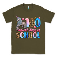 Army Green 100 magical days of school Classic Tee - LillyAllenDesigns