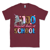 Burgundy 100 magical days of school Classic Tee - LillyAllenDesigns
