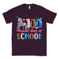 Plum 100 magical days of school Classic Tee - LillyAllenDesigns