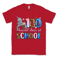 Red 100 magical days of school Classic Tee - LillyAllenDesigns