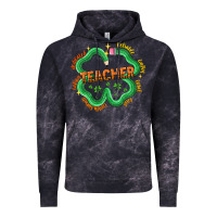 Cloud Black teacher st patricks day Vintage Hoodie - LillyAllenDesigns