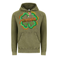Vintage Olive teacher st patricks day Vintage Hoodie - LillyAllenDesigns