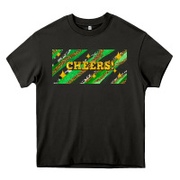 Asphalt leopar and cowhide with cheers Heavy Core Tee - AdoDesignShop
