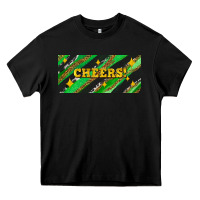 Black leopar and cowhide with cheers Heavy Core Tee - AdoDesignShop